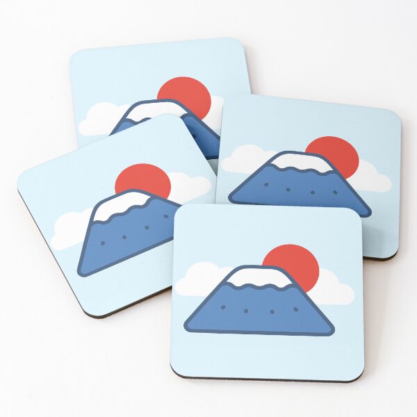 Item preview, Cute Japanes Mount Fuji, Japanese Design designed and sold by Kitsune noh.
