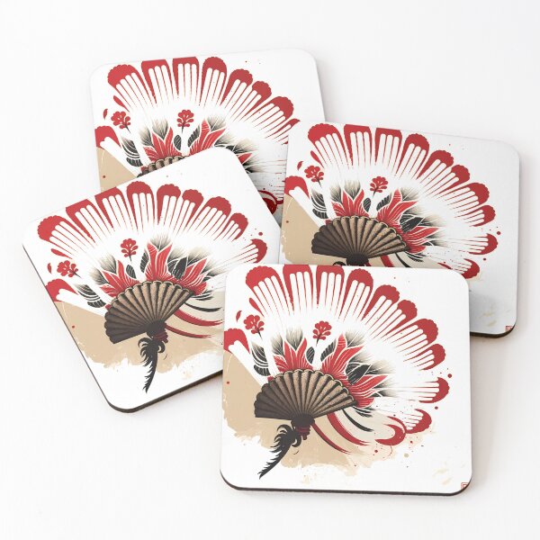 Item preview, Japanese fan designed and sold by UrbanHedgehog.