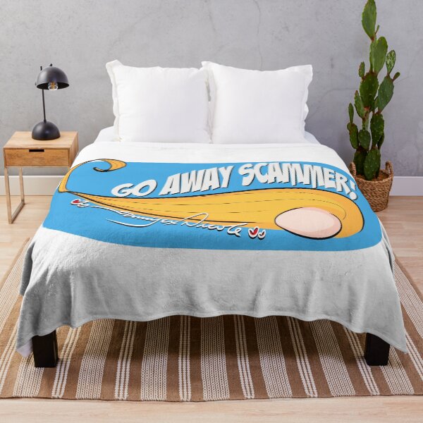 Item preview, Go Away Scammer xx/oo designed and sold by Art In The Garage.