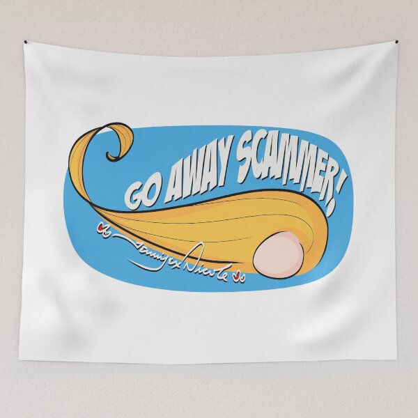 Item preview, Go Away Scammer xx/oo designed and sold by Art In The Garage.