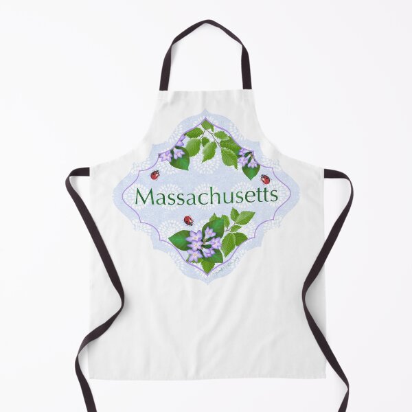 Item preview, Massachusetts State Pride| Massachusetts State Flower Mayflower Ladybug American Elm Tree | US State Collection State Icon Illustration designed and sold by JourneyHomeMade.