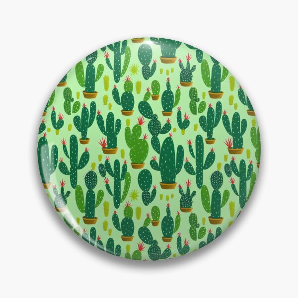 Artikelvorschau, Sweet Cacti Pattern - Cartoon Cactus Design entworfen und verkauft von Fine Prints.