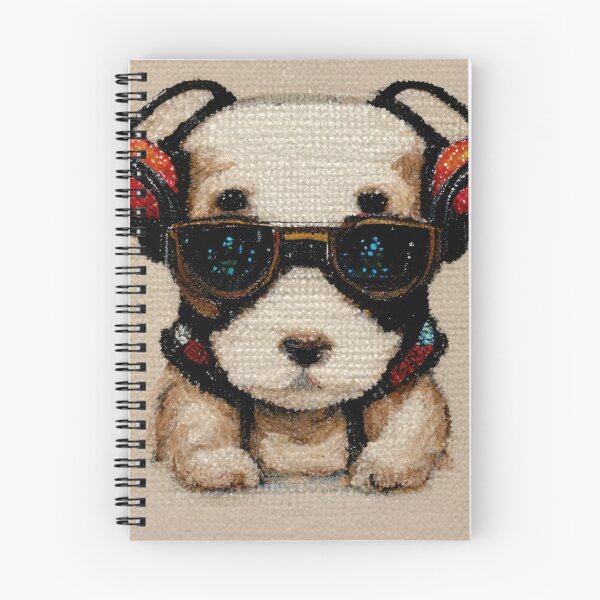 Item preview, Cross stitch puppy dog designed and sold by ArtificialEye.
