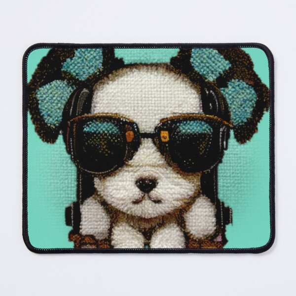 Item preview, Cross stitch puppy dog designed and sold by ArtificialEye.