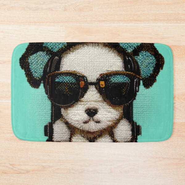 Item preview, Cross stitch puppy dog designed and sold by ArtificialEye.