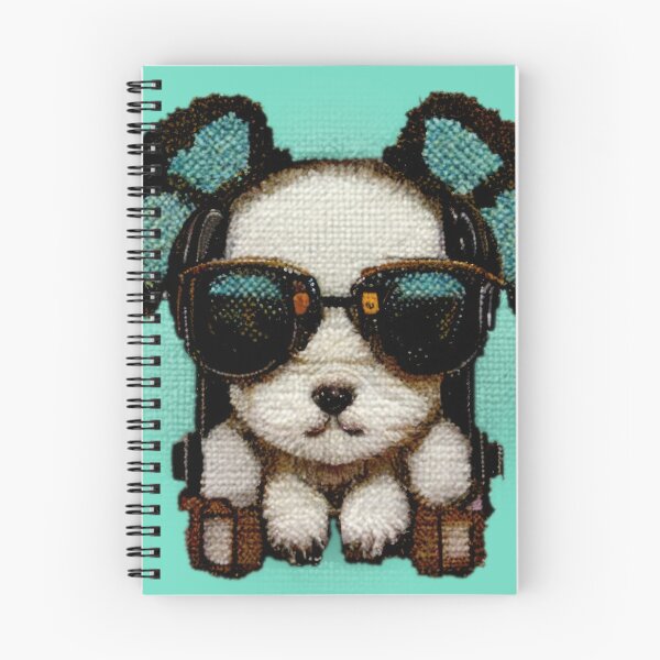 Item preview, Cross stitch puppy dog designed and sold by ArtificialEye.