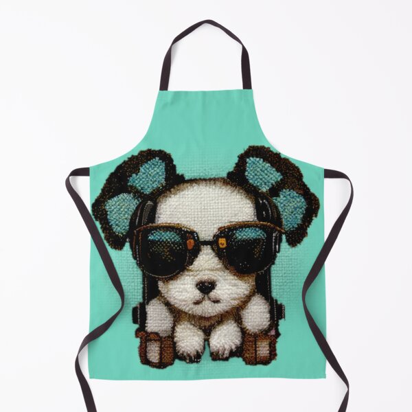 Item preview, Cross stitch puppy dog designed and sold by ArtificialEye.