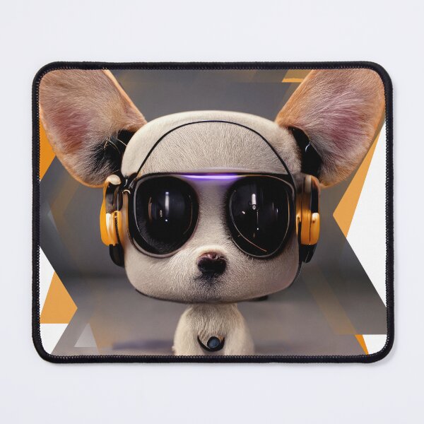 Item preview, 3D Urban Street Puppy Dog (Sunglasses & Headphones) designed and sold by ArtificialEye.