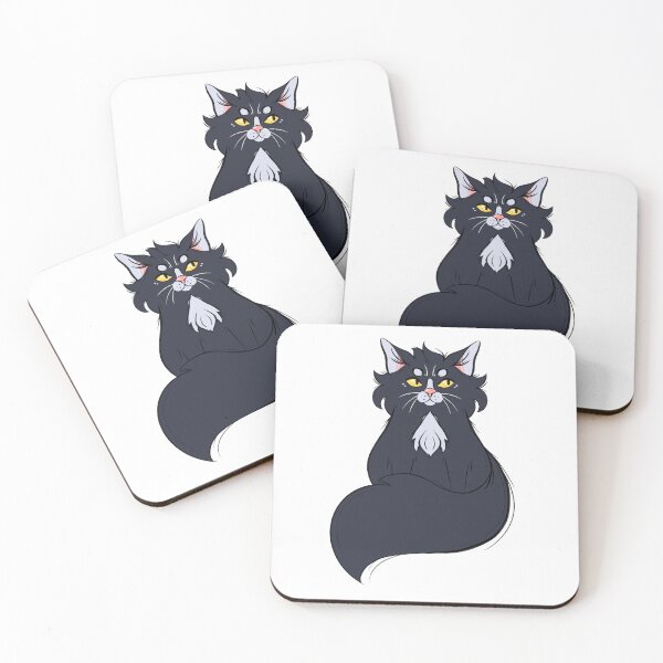 Item preview, Fluffy Tuxedo Cat designed and sold by MondelloArt.
