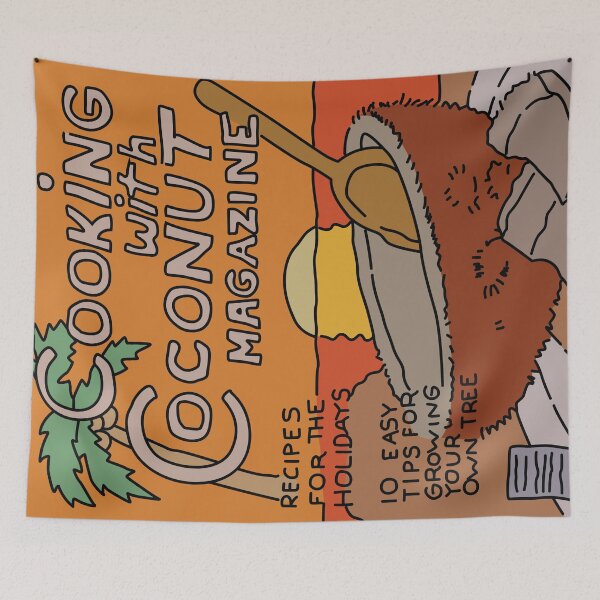 Aperçu de l'œuvre Cuisiner avec Coconut Magazine créée et vendue par REALsaintpetty.