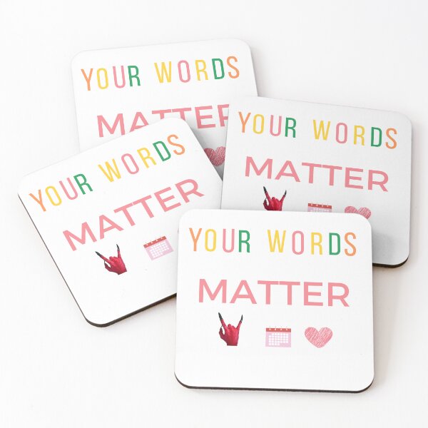 Item preview, YOUR WORD MATTER designed and sold by rogerbaby11.
