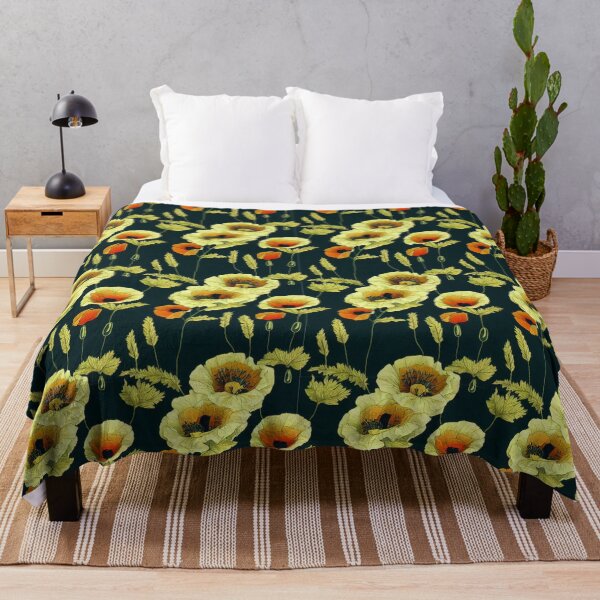 Item preview, Vintage Poppy Floral Pattern designed and sold by johnmcmullin89.