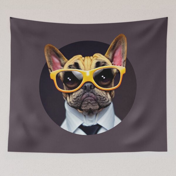 Item preview, Pug Puppy first day at the office designed and sold by ArtificialEye.
