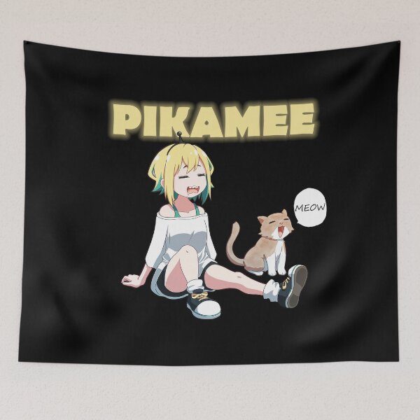 Item preview, Amano Pikamee and cat designed and sold by MrStrangen.