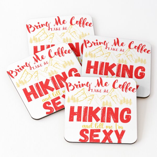 Item preview, Bring me coffee Take me Hiking designed and sold by Jokuart.
