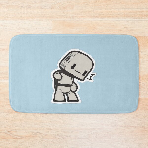 Item preview, Adorable Tech-Inspired Design Funny Simple Color Kawaii 2D Art Nice Character - Robot Looking To The Ground designed and sold by Robotkovo.