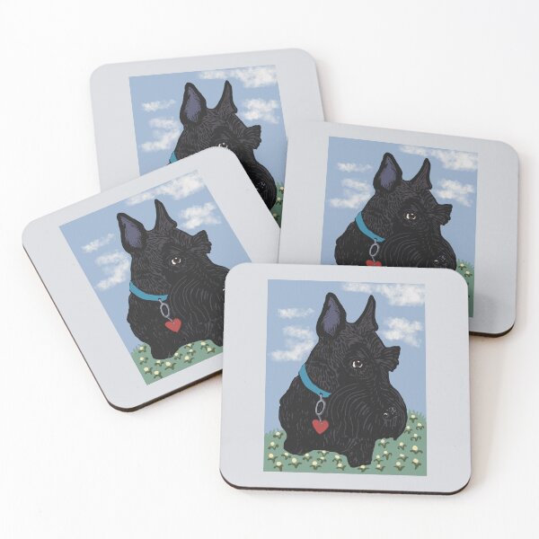 Item preview, Scottie In The Garden designed and sold by Janpaints22.
