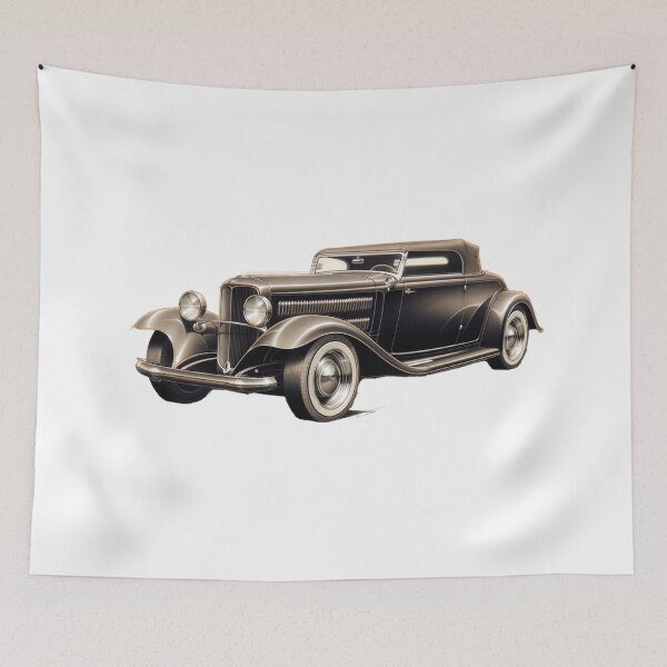 Item preview, Illustration of a classic car from the 30s designed and sold by Paninato.