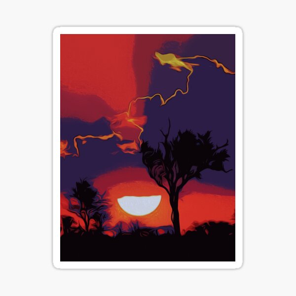 Item preview, Flaming Skies designed and sold by AM FineArtPrints.