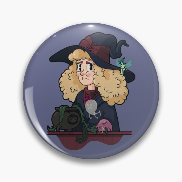 Item preview, Joven bruja Anais | fondo morado claro designed and sold by DicDoc.