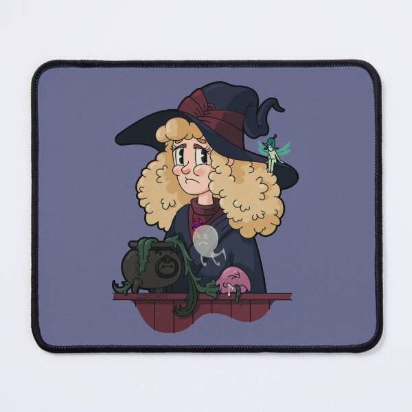Item preview, Young witch Anais | light purple background designed and sold by DicDoc.