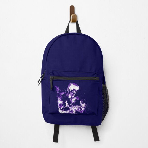 Item preview, Boxing fighter painting in purple designed and sold by RedShirtArts.