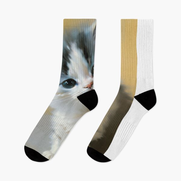 Item preview, Feline Whimsy: A playful kitty oil painting designed and sold by KH-GardenEden.