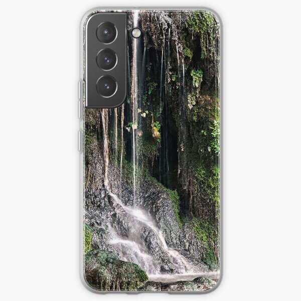 Small waterfall full of moss Samsung Galaxy Soft Case