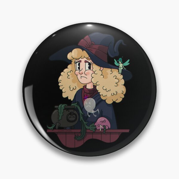 Item preview, Joven bruja Anais | Fondo negro designed and sold by DicDoc.