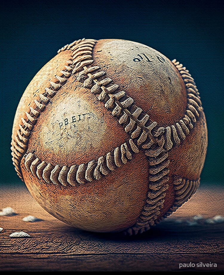 Vintage Baseball digital painting for baseball lovers.