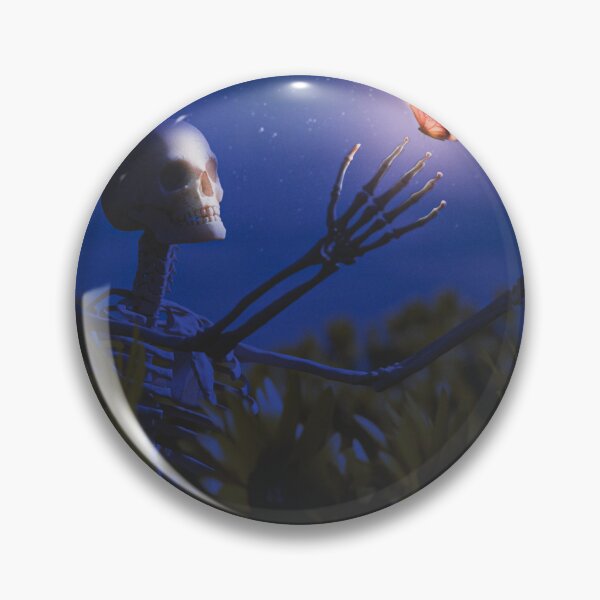 Item preview, A skeleton with a butterfly designed and sold by Dogeu.