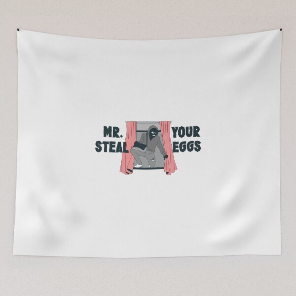Item preview, Mr Steal Your Eggs (EGGES) Sticker designed and sold by r1bbit.