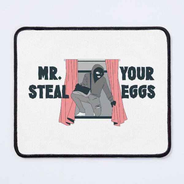 Item preview, Mr Steal Your Eggs (EGGES) Sticker designed and sold by r1bbit.