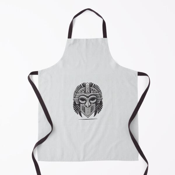 Item preview, Circuitry-Inspired Kawaii Egyptian Mask - B&W Line Art Illustration designed and sold by AInspiredCO.