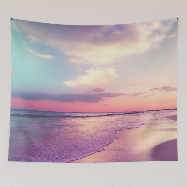 Item preview, Celestial Horizon: Beach Sunset Landscape designed and sold by Amalie A.