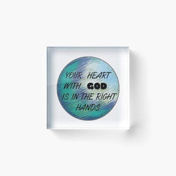 Item preview, Your heart with God is in the right hands designed and sold by Shalomjoy.