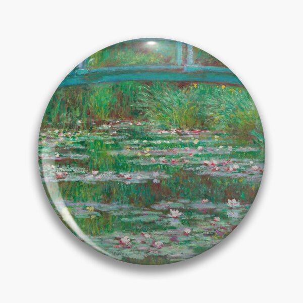 Aperçu de l'œuvre Passerelle Japonaise Claude Monet Tableau Impressionniste créée et vendue par VintageArchive.