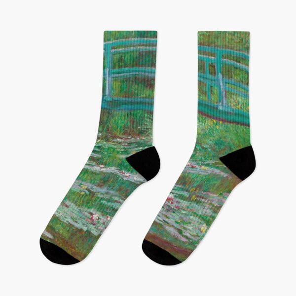 Item preview, Japanese Footbridge Claude Monet Impressionist Painting designed and sold by VintageArchive.