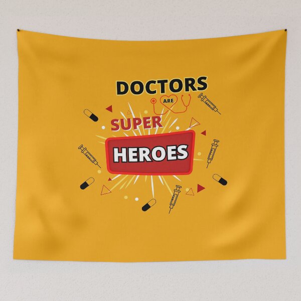 Item preview, Doctors Are Super Heroes (Super Heroes) designed and sold by CREATIVELEANS ⭐️⭐️⭐️⭐️⭐️.