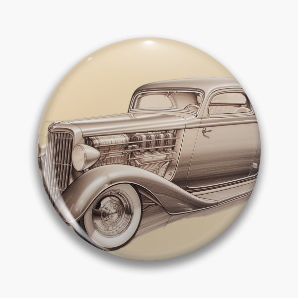 Item preview, Illustration of a classic car from the 30s designed and sold by Paninato.