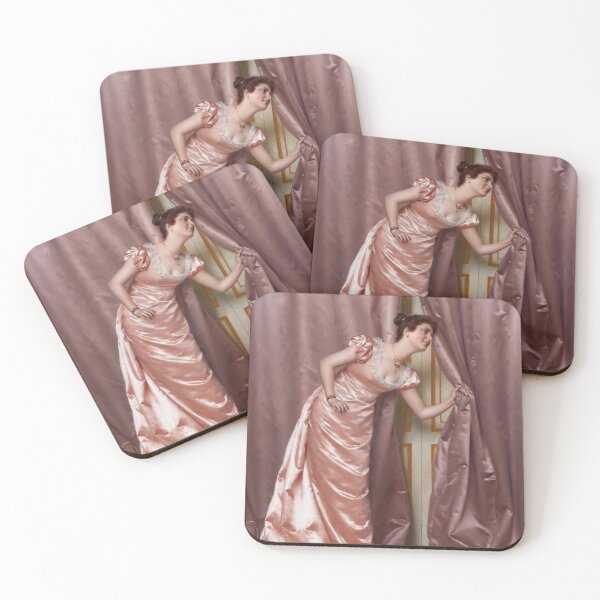 Item preview, Eavesdropping, by Vittorio Reggianini. designed and sold by Historical Paintings.