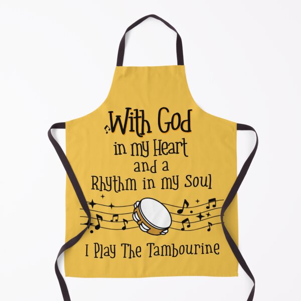 Item preview, With God In My Heart And A Rhythm In My Soul I Play The Tambourine, I Speak Tambourine designed and sold by Monique Prince.