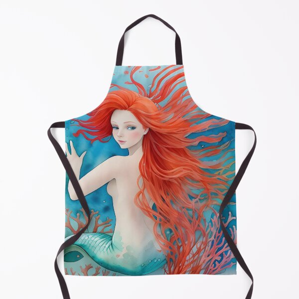 Item preview, Mermaid with Long flowy hair designed and sold by christineiris.