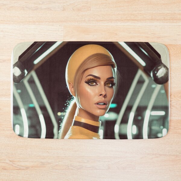 Item preview, Retro-Futuristic Space Woman designed and sold by SpaceBabesAI.