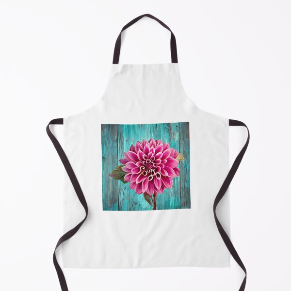 Item preview, pink dahlia on wooden background designed and sold by JV.