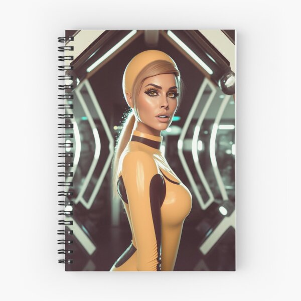 Item preview, Retro-Futuristic Space Woman designed and sold by SpaceBabesAI.