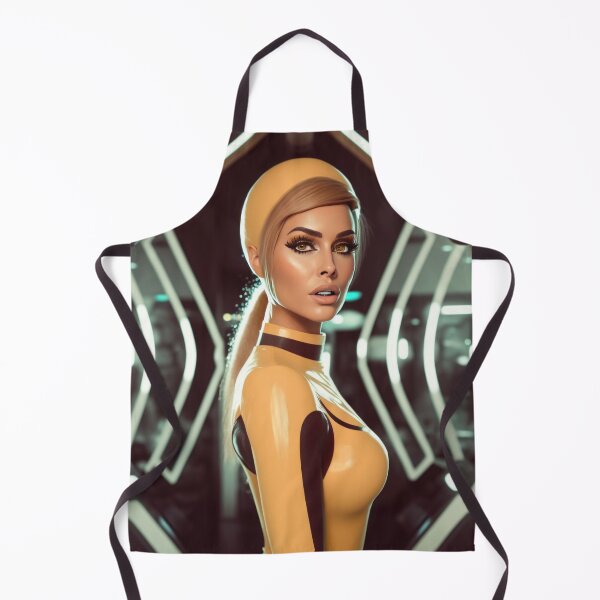 Item preview, Retro-Futuristic Space Woman designed and sold by SpaceBabesAI.