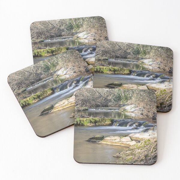 Item preview, Small waterfalls on the riverbank designed and sold by Mel Moreno.