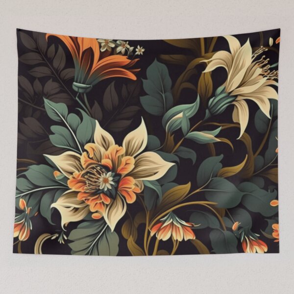 Item preview, Unique Floral Pattern designed and sold by Burnout (⌣_⌣).