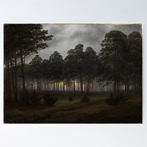 Artikel-Vorschau von Abend, von Caspar David Friedrich., designt und verkauft von Historical Paintings.